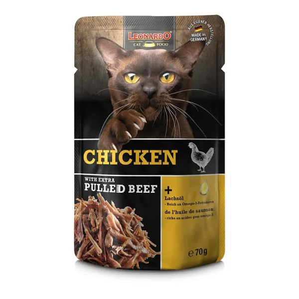 Leonardo Chicken + Extra Pulled Beef