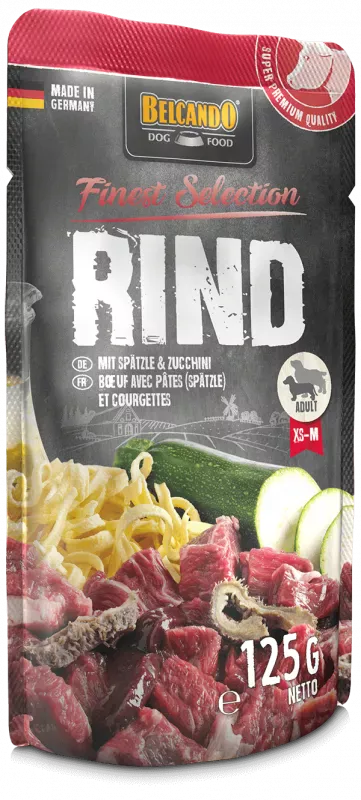 Belcando Beef With Spaetzle & Courgettes