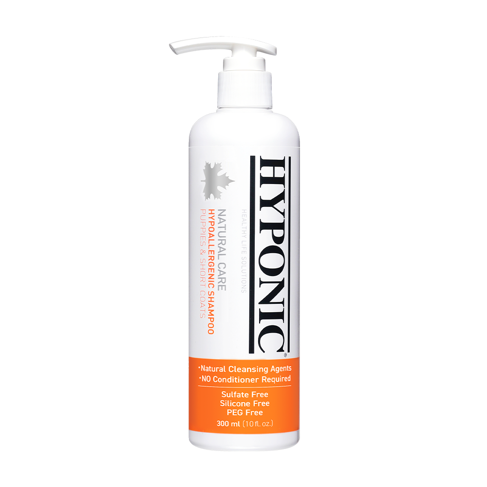 HYPONIC Hypoallergenic Shampoo (for puppies & short-coats)